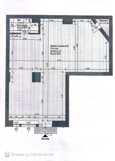 Spațiu comercial, de 65.199996948242 mp, în Nord