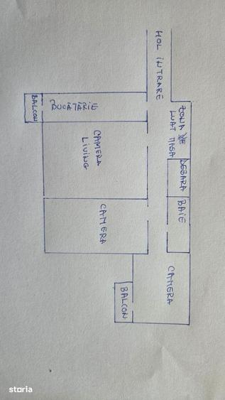 Apartament cu 3 camere în Micro 14