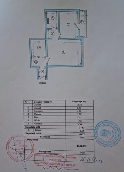 Apartament cu 2 camere semidecomandat, mobilat în Bucur Obor