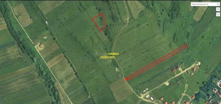 Teren de 2500 mp, în Hamba
