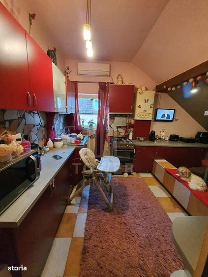 Apartament spatios 3 camere, 99 mp, mobilat si utilat, cu pod etaj 2 - 6