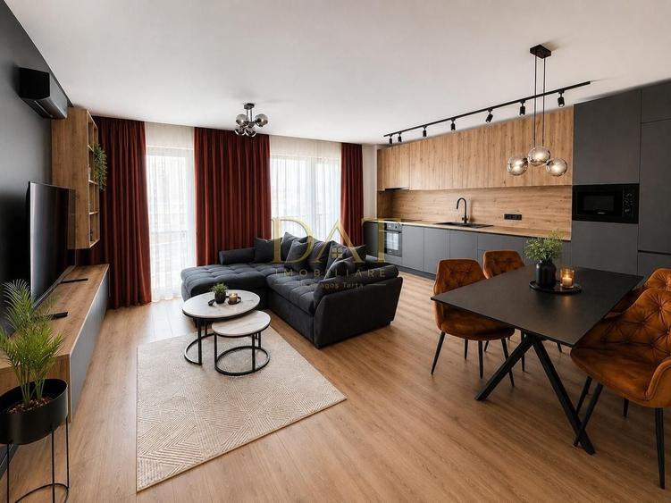 Apartament cu 2 camere semidecomandat, mobilat în Iris