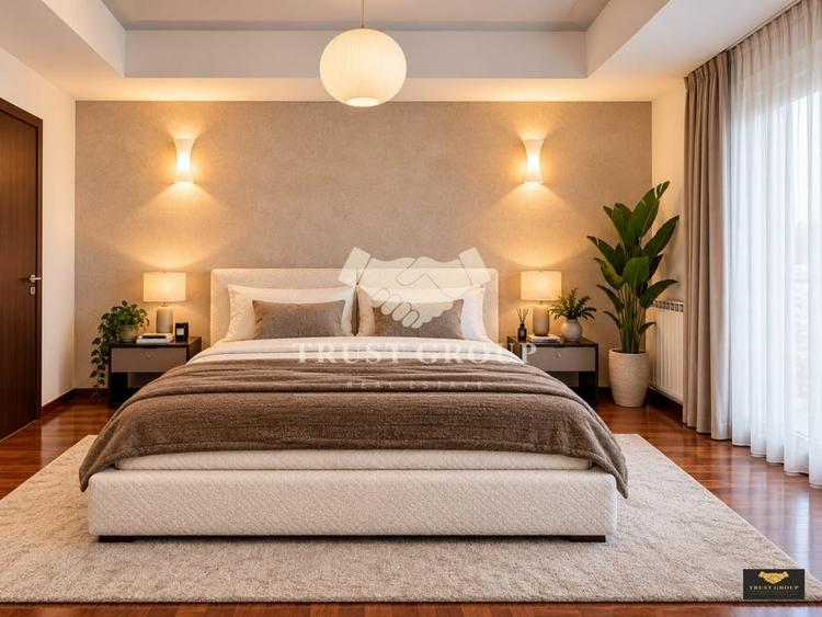 Apartament cu 4 camere semidecomandat, mobilat în Herăstrău