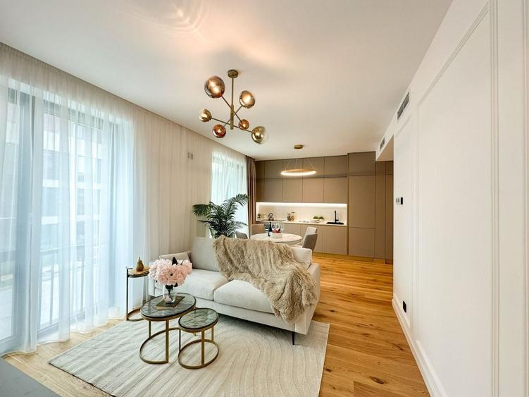 Apartament cu 2 camere semidecomandat, mobilat în Tunari