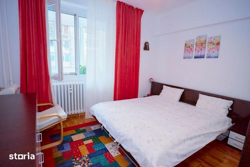 Apartament cu 3 camere decomandat, mobilat în Rahova