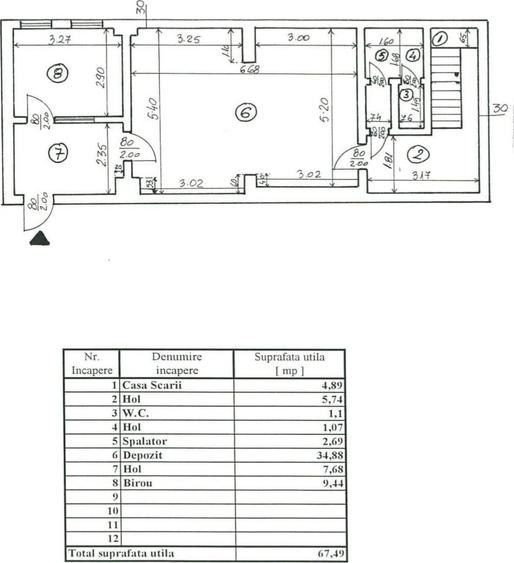 Spațiu comercial, de 243 mp, în Floreasca