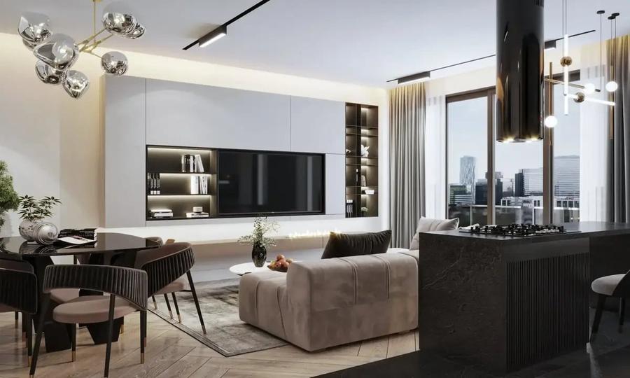 Apartament cu 3 camere semidecomandat în Aviației