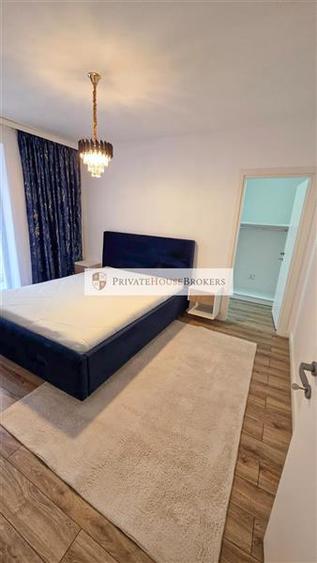 Apartament cu 2 camere semidecomandat, mobilat în Băneasa