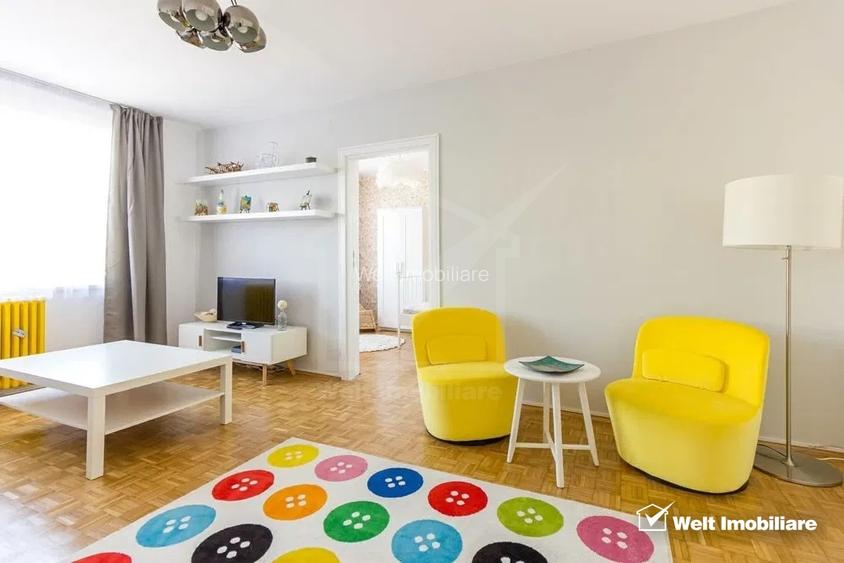Apartament 3 camere, ultracentral, 64mp, utilat, mobilat