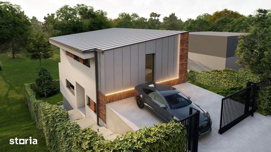 Casă cu 5 camere cu Teren 600 Mp în Baciu