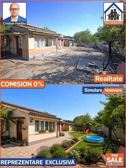 Casă cu 4 camere cu Teren 950 Mp în Ștefăneștii de Sus