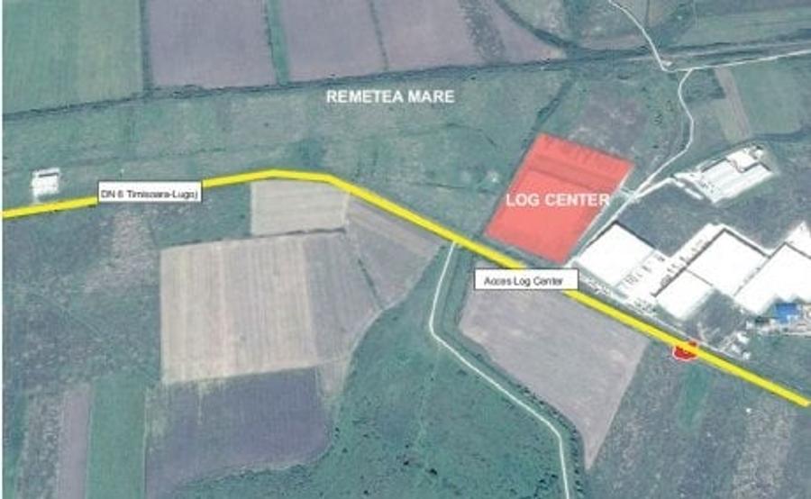 Spațiu industrial, de 51,431 mp, în Remetea Mare