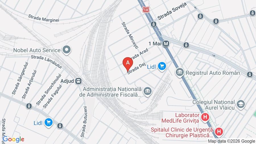 Teren Construcții intravilan de 410 mp, în 1 Mai