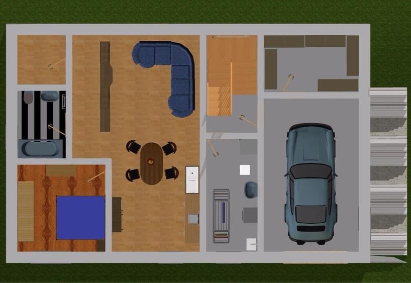 Casă cu 4 camere cu Teren 1591 Mp în Ciugud
