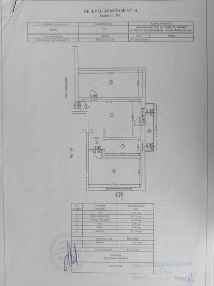 Apartament cu 2 camere semidecomandat în Valea Lupului