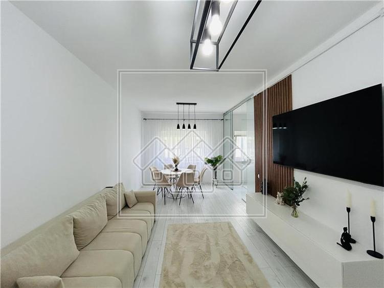 Ap nou, 52 mp utili, balcon - loc de parcare - Zona C. Arhitectilor - - 9