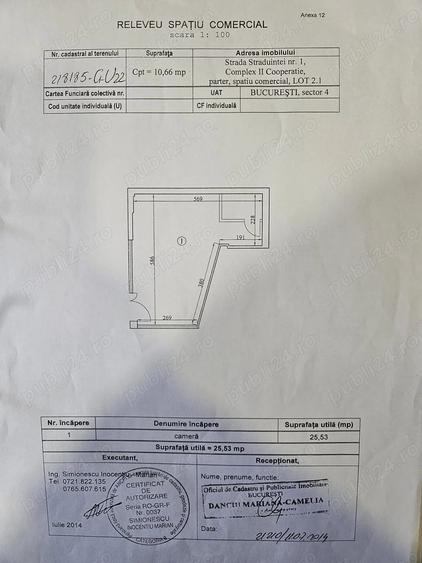 Spațiu comercial, de 25 mp, în Exterior Vest