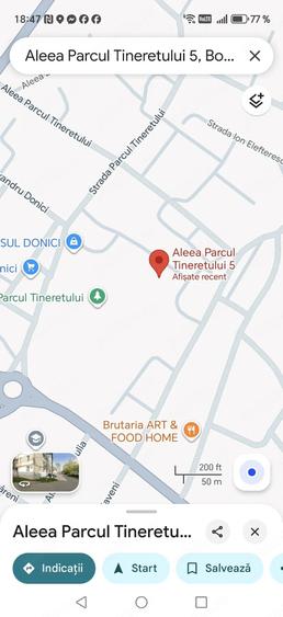 Garsonieră decomandată în Central