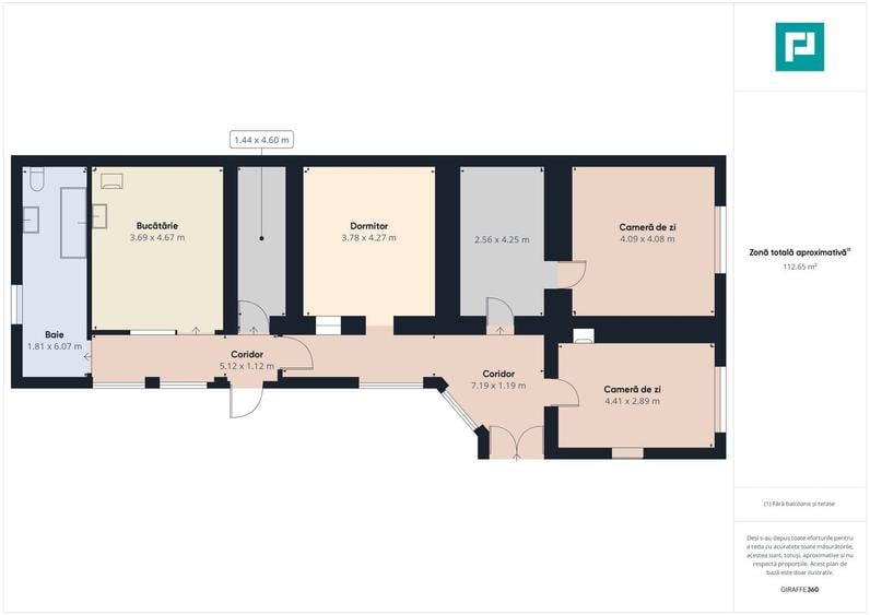 Casă individuală cu 4 camere cu Teren 950 Mp în Cruceni
