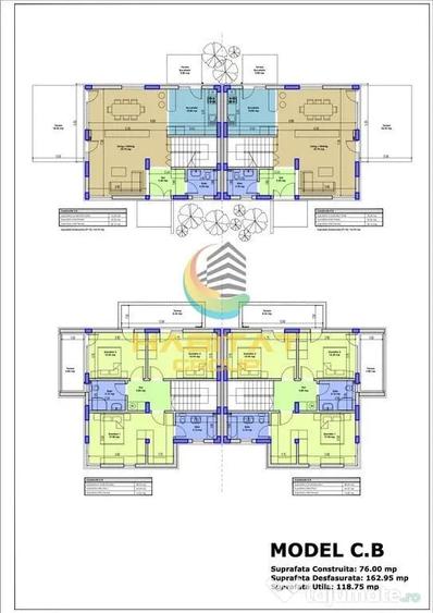 Casă cu 4 camere cu Teren 253 Mp în Central