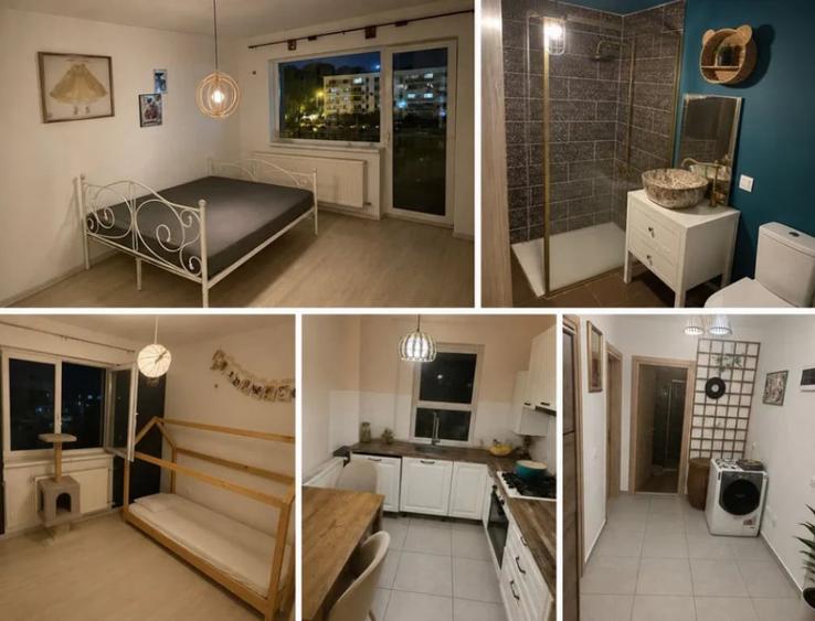 Apartament cu 2 camere semidecomandat în Tractorul