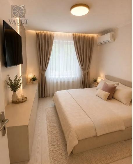Apartament cu 3 camere decomandat, mobilat în Titan