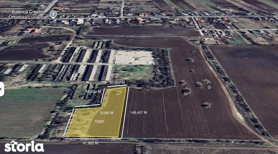 Teren de 48300 mp, în Butimanu