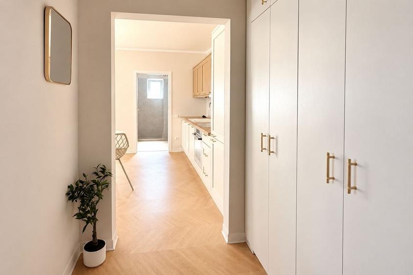 Apartament cu 2 camere semidecomandat, mobilat în Florești