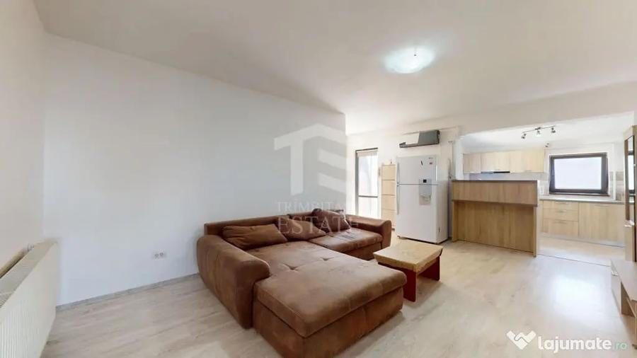 Apartament cu 2 camere semidecomandat în Central