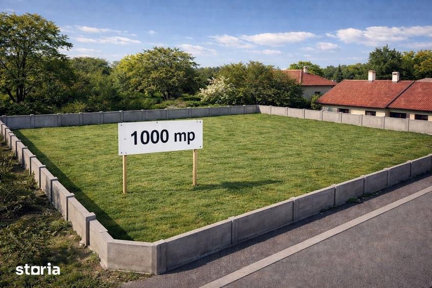 Teren de 1000 mp, în Iosia