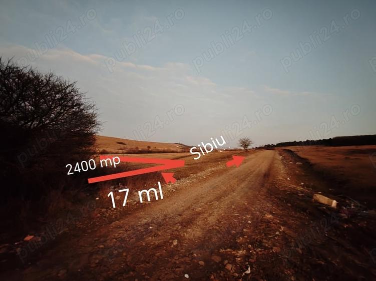 Teren de 2400 mp, în Șura Mică