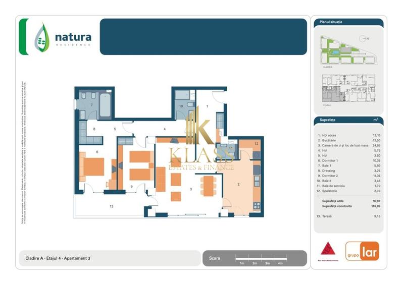 Apartament de inchiriat cu 3 camere - Natura Residence - 10