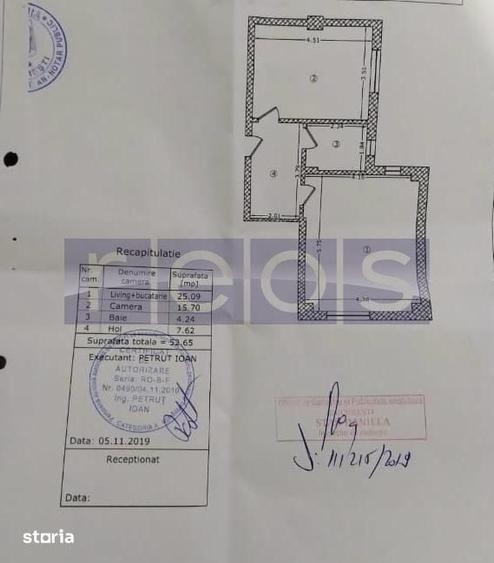 Apartament cu 2 camere decomandat în Chitila