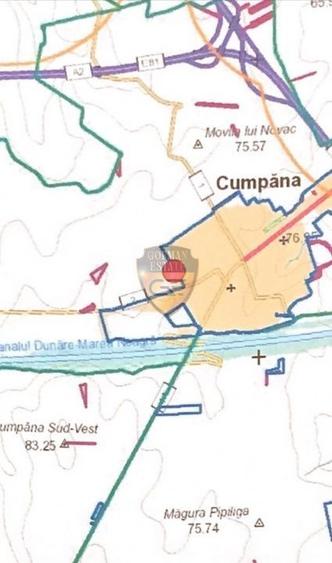 Teren de 67100 mp, în Cumpăna
