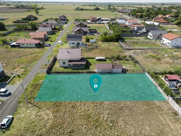 Teren Construcții intravilan de 1000 mp, în Nord