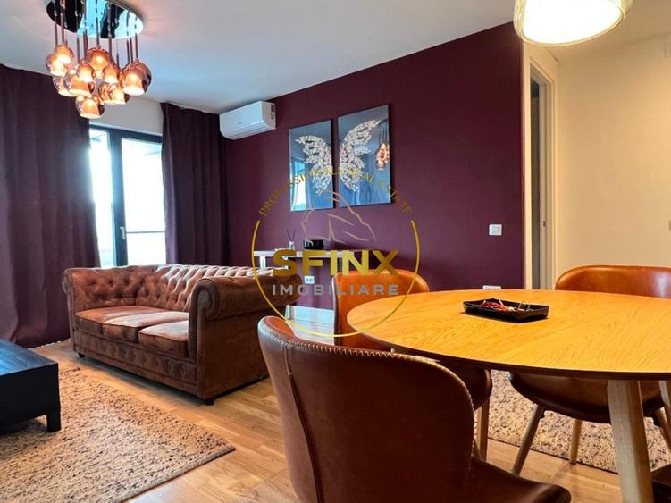 Apartament cu 2 camere semidecomandat, mobilat în Barbu Văcărescu — fotografia 2