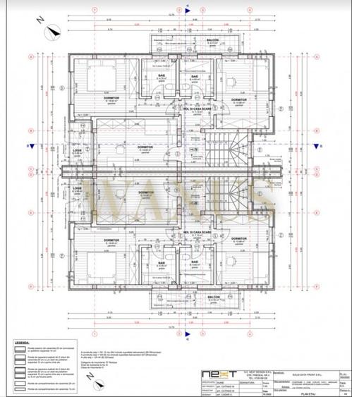 Duplex cu 6 camere cu Canalizare în Chinteni