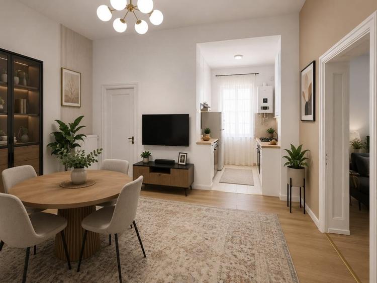 Apartament cu 2 camere circular, mobilat în Ultracentral