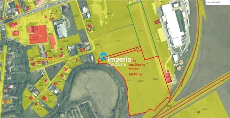 Teren agricol intravilan de 24415 mp, în Central