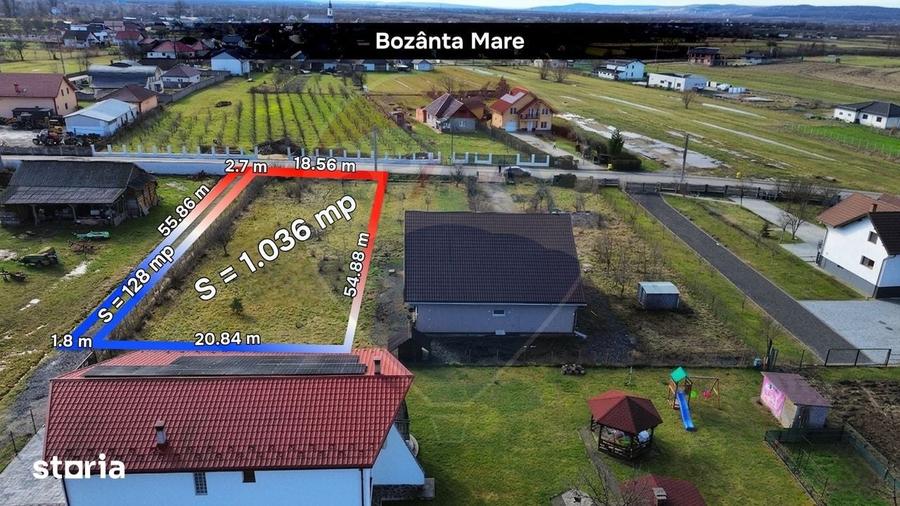 Teren de 1164 mp, în Tăuții-Măgherăuș