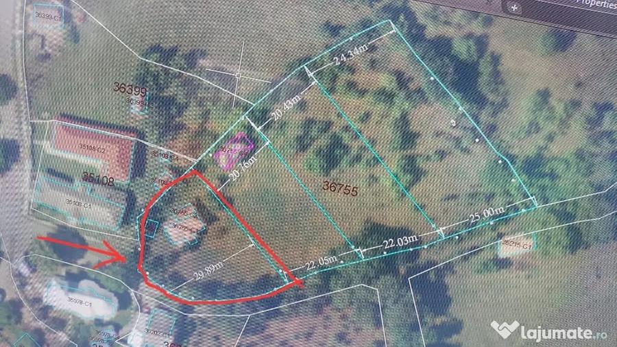 Teren de 950 mp, în Central