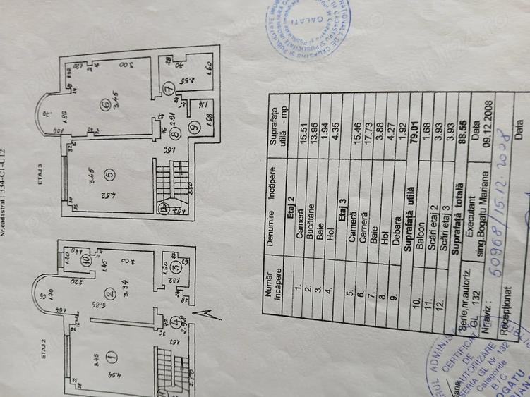Apartament cu 3 camere decomandat în Ultracentral