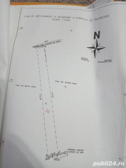 Teren de 2415 mp, în Brătășanca