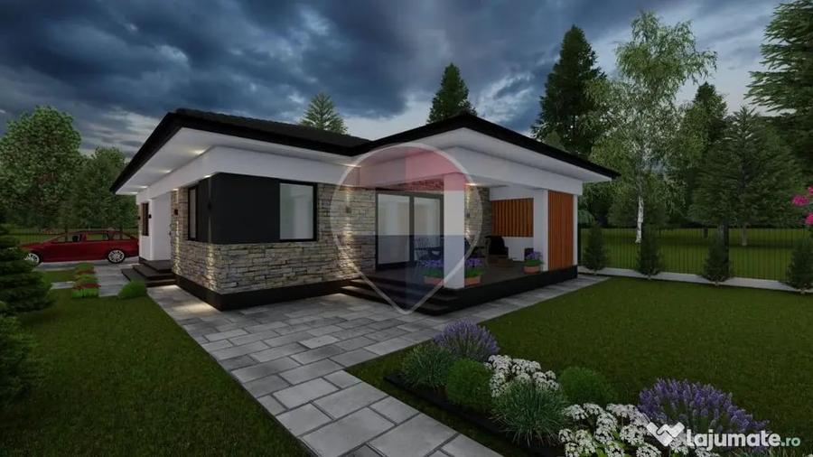Casă cu 4 camere cu Teren 550 Mp în Mocira