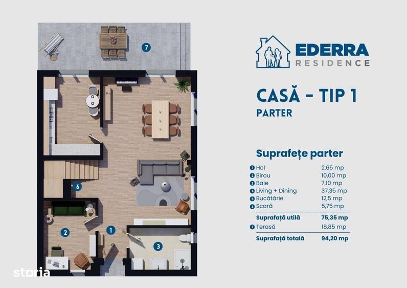 Casă cu 4 camere cu Teren 351 Mp în Fundeni