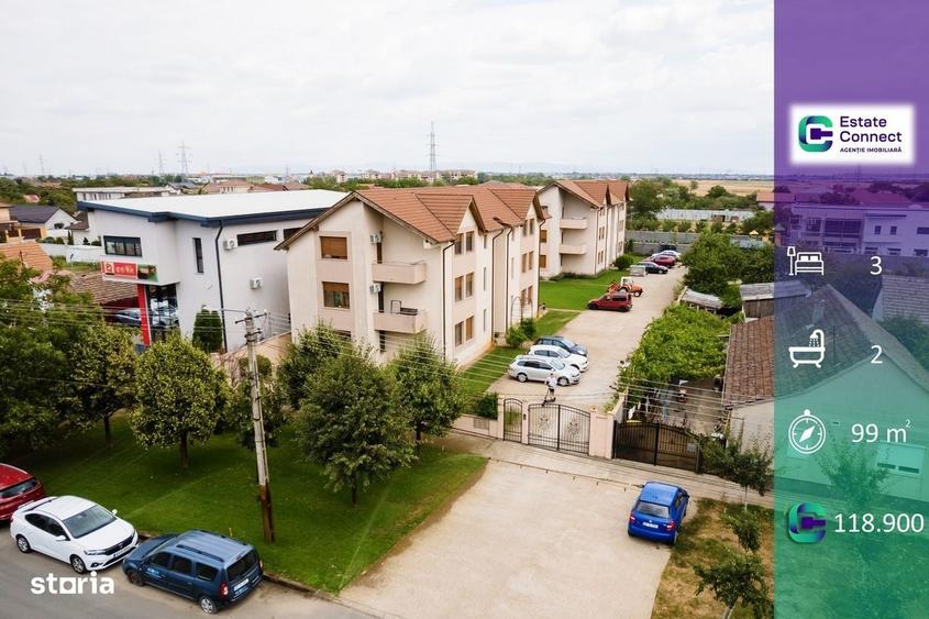 Apartament cu 3 camere decomandat în Micălaca
