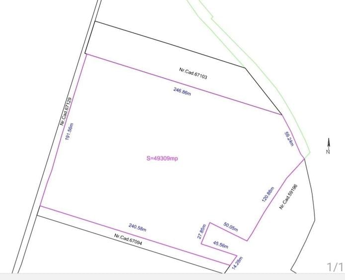 Teren Construcții intravilan de 49309 mp, în Mogoșoaia