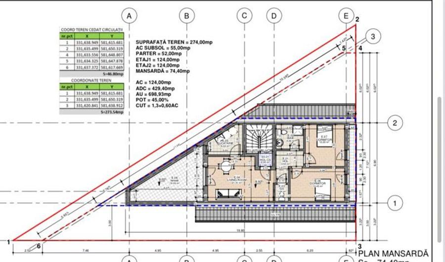Teren Construcții intravilan de 274 mp, în Chitila
