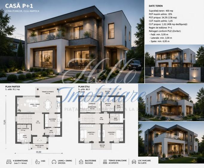 Teren Construcții de 400 mp, în Europa