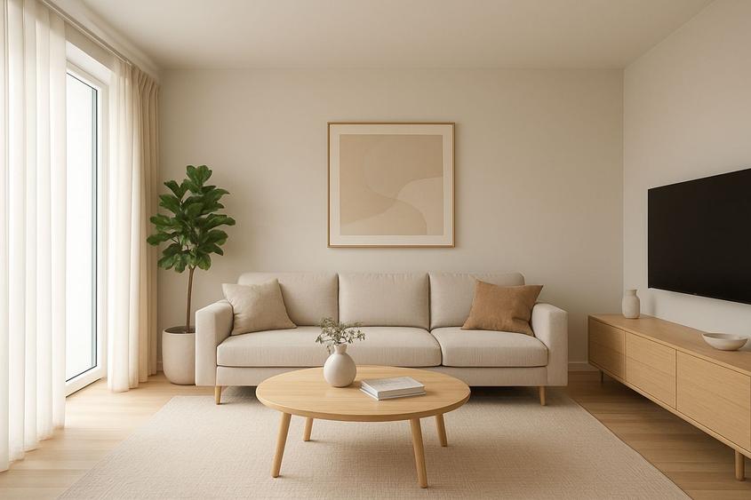 Apartament cu 2 camere decomandat în Petricani